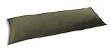 Beauty-Bedding Sage Microsuede Body Pillow Cover with Double Sided Zippers 20