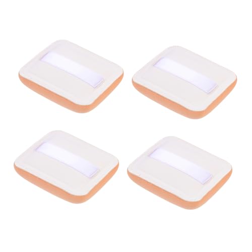 AUTSUPPL 4Pcs Makeup Supple Powder Puff for Home Travel Versatile Shape for Setting Touch Makeup Pads for Natural Finish