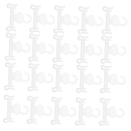 GLEAVI 100pcs Shoe Hanging Hooks Plastic Hanger for -Flops and Sandals Space-Saving Shoe Organizer for Retail Display and Closet Storage