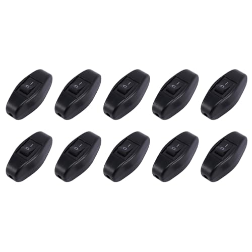 reemaa 10X �u���b�N �x�b�h���[�� �I���I�t �{�^�����C���X�C�b�`/6A/250VAC 10A/125VAC