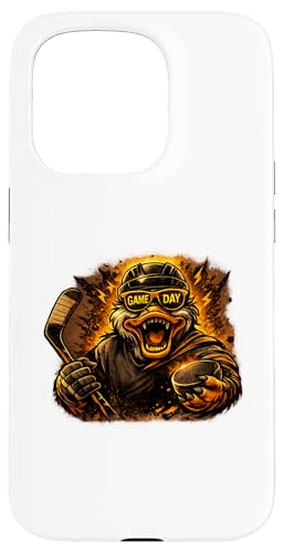 Funny Hockey Duck Game Day Vintage Shirt Fans �X�}�z�P�[�X iPhone 15 Pro �p