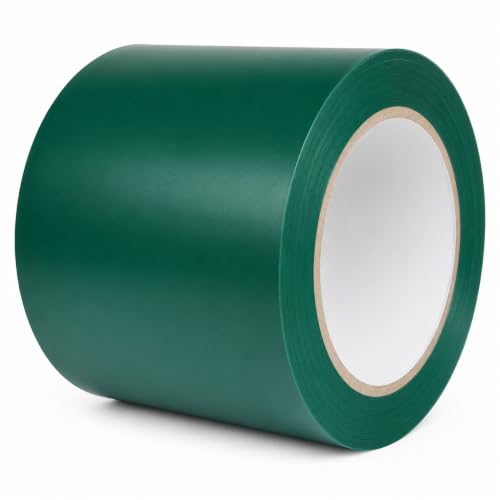 Image of GGR Supplies CVT-536 Emerald Green Vinyl Floor Marking Tape, 4 x 36 Yards