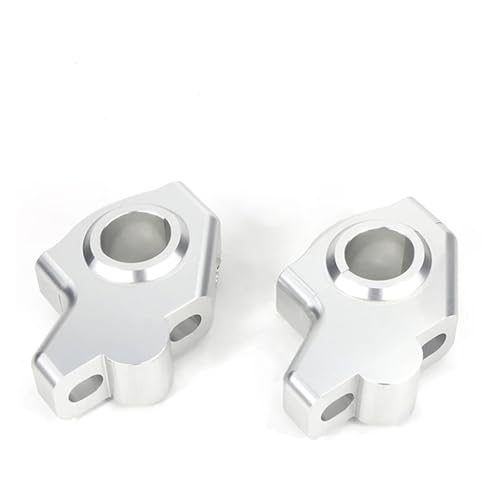 オートバイハンドルライザー FZ1用 FZS1000用 FZS 1000用 Fazer 2001-2015 22mm 7/8インチ オートバイオフセットハンドルバーマウントライザー延長移動(Gloss Silver)