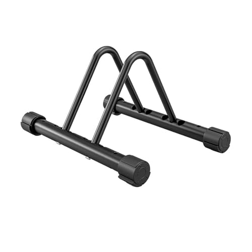 Thrink Heavy Duty Bicycle Parking Stand – Floor Bike Rack - Suitable for All Bikes Mountain, Road, and Kids Bikes, Adjustable Anti Slip Corner Grip Bicycle Parking Rack