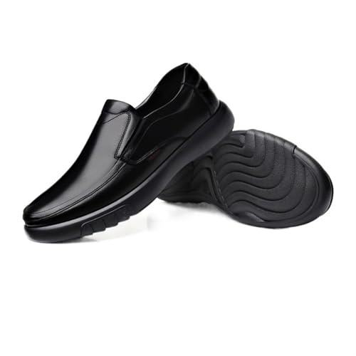 Dress Shoes for Men Genuine Leather Men's Casual Shoes Soft Non-Slip Rubber Loafers for Everyday Wear2
