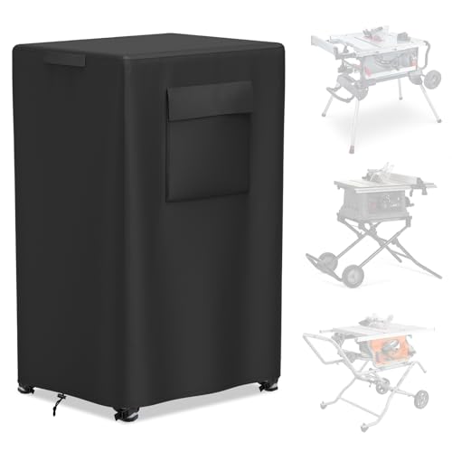 Gasadar Table Saw Cover 29in Outdoor Portable