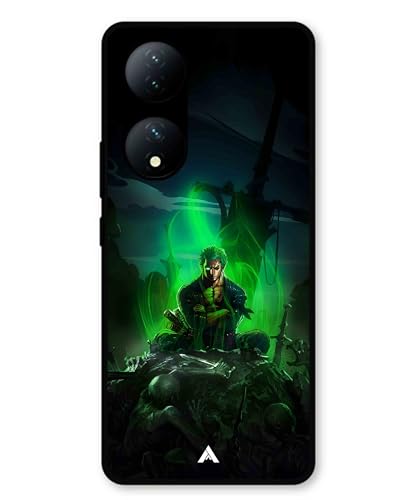 Image of Premium Anime 1 Case for Vivo T2 (Glossy Finish) Soft-Touch Metal TPU Back Cover, Shockproof, Designer, Aesthetic Mobile Phone Case