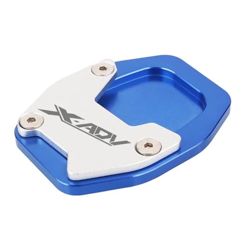 �T�C�h�X�^���h���� 1�� CNC �A���~�j�E�� �ɓK������z���_ X-ADV 750 XADV 2021 2022 2023 �I�[�g�o�C �L�b�N�X�^���h �t�b�g �T�C�h �X�^���h �G�N�X�e���V���� �p�b�h �T�|�[�g �v���[�g �g��X�^���h(Blue)