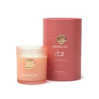 Mystilune - Vela Aromatica Premium De Cera Vegetal 200 g Amber Seduction | Fragancia Ámbar y Vainilla | Velas Aromáticas Para Crear Un Ambiente Cálido y Elegante | Regalos Originales Para Mujer