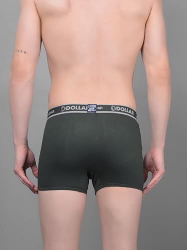 Image of Dollar Lehar Mens Combed Cotton Trunk - Actual Colour May Vary