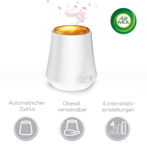 Air Wick Aroma-Öl – Starter Set – Diffuser mit ätherischen Ölen – Raumduft Beruhigende Rose – 2 x 20 ml Nachfüllern + Gerät – Bild 2