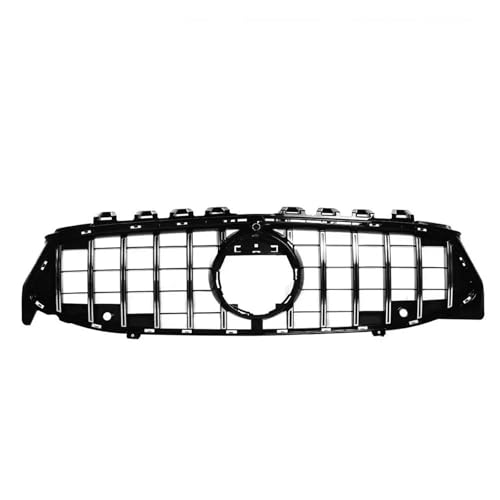 用 CLAクラス W118 20-23 CLA180 CLA200 CLA250 CLA35 AMG用 GTRスタイルバンパー フロントバンパーグリル 車のダブルキドニーグリル(GT*R-Chrome Silver)