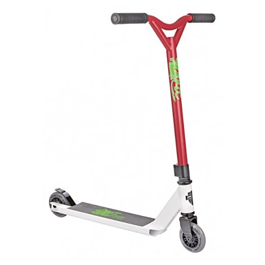 Grit Atom Pro Scooter (White/Red)