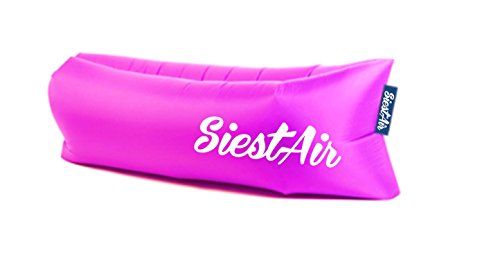 Bolsa Sofa hinchable con aire SIESTAIR (rosa)