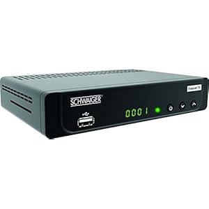SCHWAIGER -662252- DVB-T2 Full HD ontvanger FTA Freenet TV Antenne terrestrische digitale ontvanger HDMI Scart USB LAN Mediaspeler Dolby Surround IRDETO 1080p