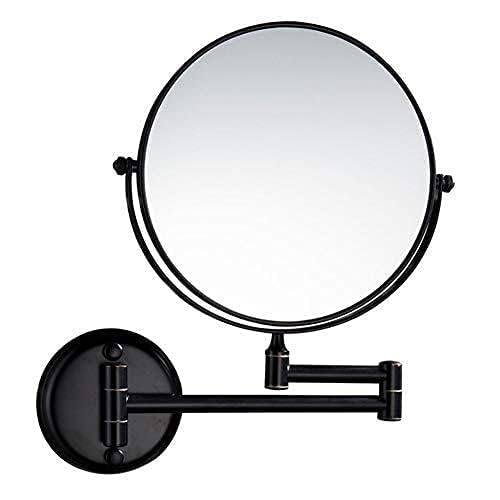 JPS Brass Dual Side Round Mirror for Bathroom 360° Swivel with