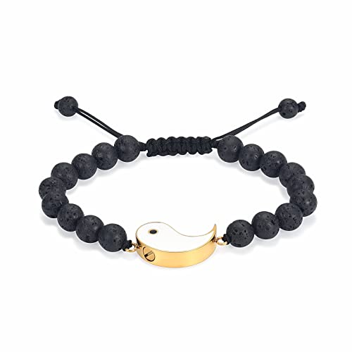 Pulsera de roca de lava para cenizas ideal para llevar a diario
