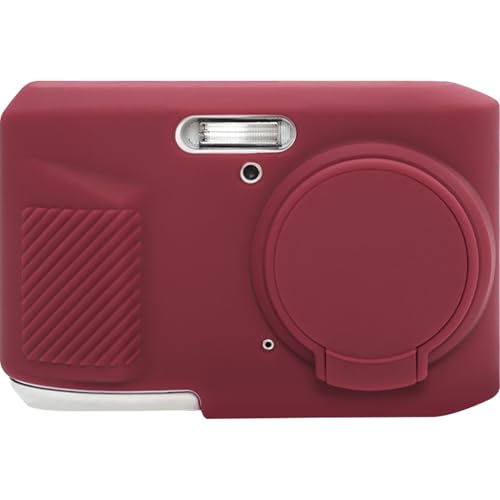 Funda de silicona para cámara KODAK PIXPRO FZ45, roja miniatura 1