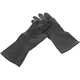 WIXGAOTK 2 Pcs Hair Coloring Gloves Black Waterproof Reusable Professional Salon Gloves for Home Hair Dye Hairdressing Treatment and Styling