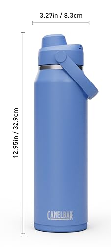 Image of CamelBak Thrive Chug Insulated Stainless Steel Water Bottle, Cold Retention with High Flow Lid for Everyday Hydration and Active Use, 32oz, Sky Blue