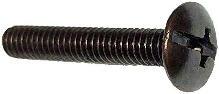 #8-32 X 7/8" Bronze Truss Head Machine Screws | Pack of 25 | Cabinet Door Knob, Dresser Drawer Pull Mounting Screws | MS3-SBR