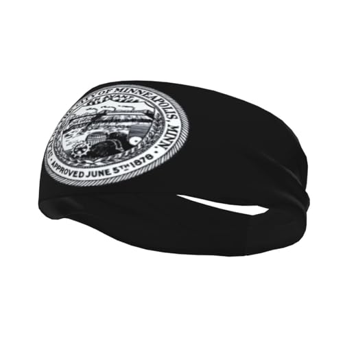 Minneapolis Seal Headbands Women Wicking Sports Sweatband