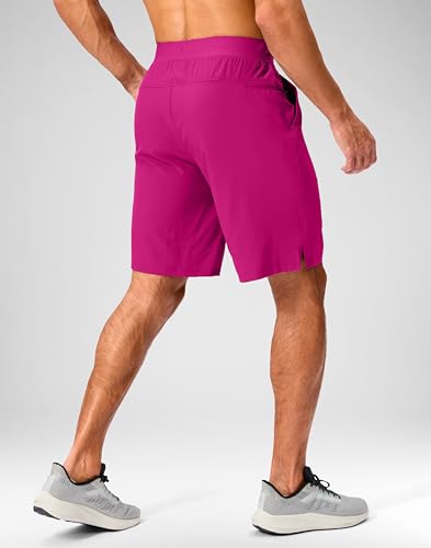 Image of Soothfeel Men's Running Shorts with Zipper Pockets 9 inch / 7 inch / 5 inch Quick Dry Eight Basketball Gym Workout Athletic Shorts