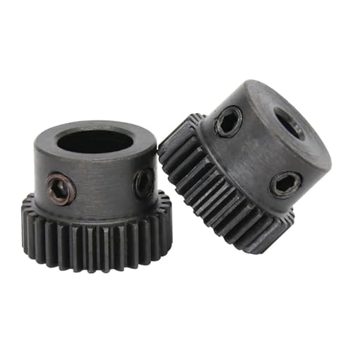 Engrenage droit 0.5M 28 dents en acier carbone traité pour usinage de précision
