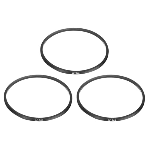 sourcing map 3Pcs 3L245 Classic Wrapped Rubber V-Belt, 24(622mm) Outside Circumference, 3L Profile V Belt 3/8 Width 7/32 Height