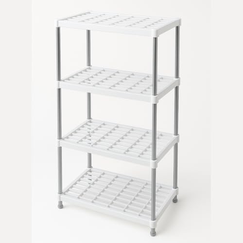Estante Modular Plastico, Multiuso, 4 Andares, Rack Para Sala, Estante Organizadora