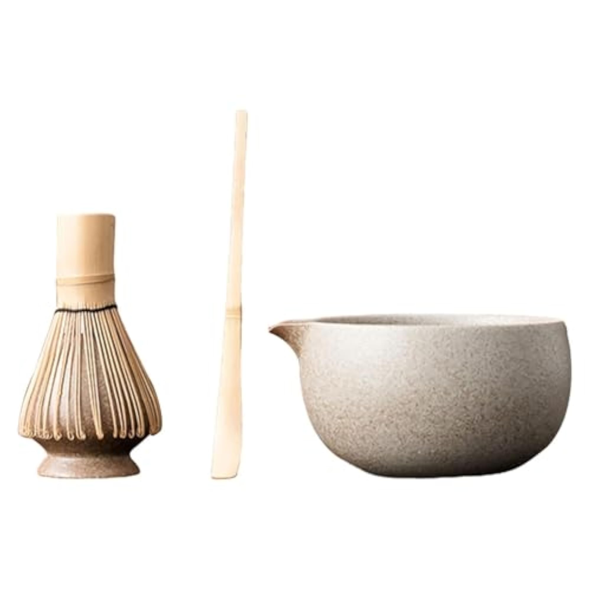 Matcha Set for Tea Lovers, Bamboo Whisk and Bowl