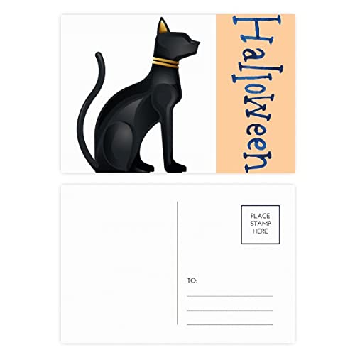 Cartes postales d'Halloween lot de 20 à offrir aux passionnés de chats