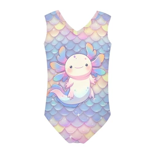 Image of Girls Swimsuits Size 3-14 Kids Summer Sleeveless One Piece Bathing Suit Beach V-Neck