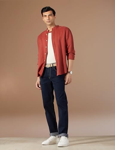 Image of Pepe Jeans Men's Straight Fit Jeans|Mid Rise |Stretchable Fabric| Jeans for Men | Available in Plus Size