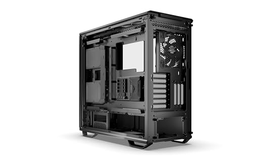 Dark Base 701 Midi Tower PC Case | Mesh Front | Airflow Optimized | 3 Pre-Installed Silent Wings 4 Fans | ARGB Lighting with Controller | Tempered Glass | PWM and ARGB Hub | Black | BGW58