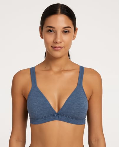 Image of Viola's Secret 6 Pack of Color Print T-Shirt Bras B Cup C Cup and D Cup