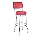 Richardson Seating 1957 Inspired Floridian Swivel Bar Stool Red/1 Each