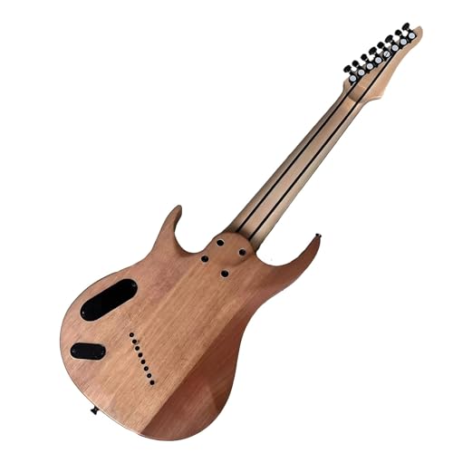 CoByda HandMade Generation Pro Guitare électrique 8 cordes Gris marée délavé Guitare droitier avec frette en acier inoxydable - Les Beatles, Paul McCartney, John Lennon, RIngo Starr, George Harrison CoByda HandMade Generation Pro Guitare électrique 8 cordes Gris marée délavé Guitare droitier avec frette en acier inoxydable – Image 4