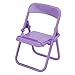 Qcwwy Stand da Scrivania Telefonico, Portafoglio per Telefono Cellulare Pieghevole Presidente Compatto Basare Stabile Basare Desk Leggero Organizzatore di Smartphone di Visualizzazione (PURPLE) immagine