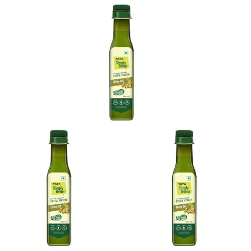 Image of Tata Simply Better Extra Virgin Olive Oil 250ml (Pack of 3)