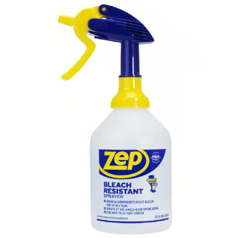 Zep New Bleach Resistant Professional Sprayer 2.0 Bottle 32 Ounces - 30 Foot Spray, Adjustable Nozzle - Thumbnail 2