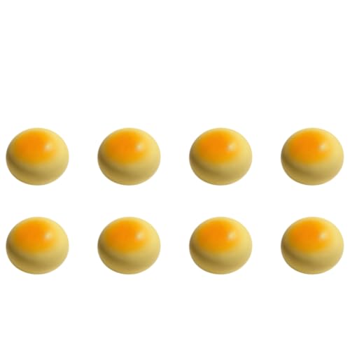 Juego de 8 Pelotas Antiestrés de Imitación de Pan, Cubos de Dumpling Coloreados y Reutilizables, Juguetes Creativos de Relajación y Estrés, Regalo para Cumpleaños, Adultos y Niños