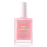 GELLEN PRO BIO Nail Strengthener and Growth, Clear Tinted Pink 5-In-1 One Stop Nail Polish Corrector Treatment | Fortify, Hydrate, Conceal, Smooth, Repair for Damaged, Dry, Uneven, Yellow Nails