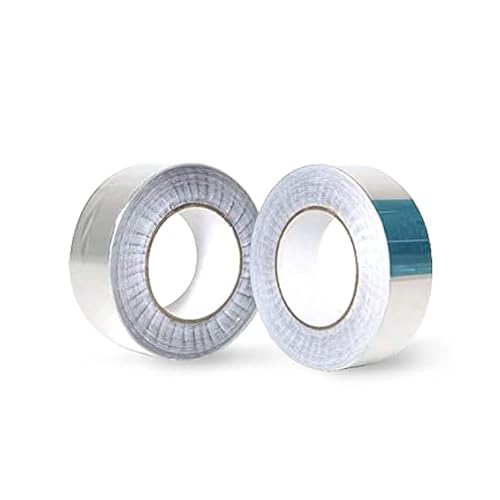 IRONLUX Cinta Adhesiva Ciega de Aluminio   Para Sellado de Placas de Policarbonato Celular   Impide Entrada de Polvo y Humedad   25 mm x 50 ml