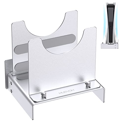 PS5 Wall Mount, MUSVOH Playstation 5 Wall Mount with Adjustable Clamp, Wall Mount for ps5 Made of Aluminium Alloy