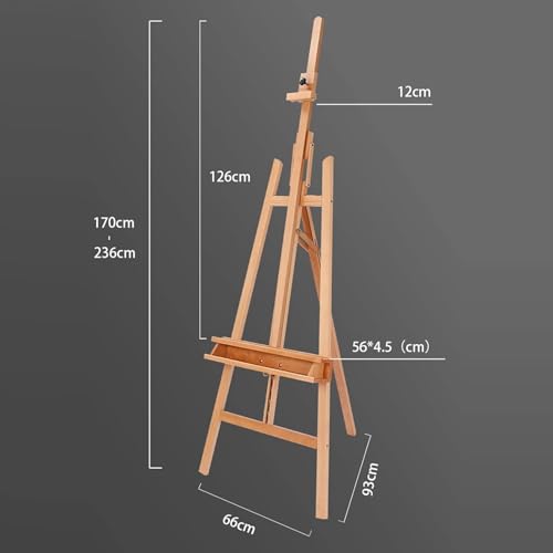 Chevalet d'art magnétique double face réglable pour dessiner - 5