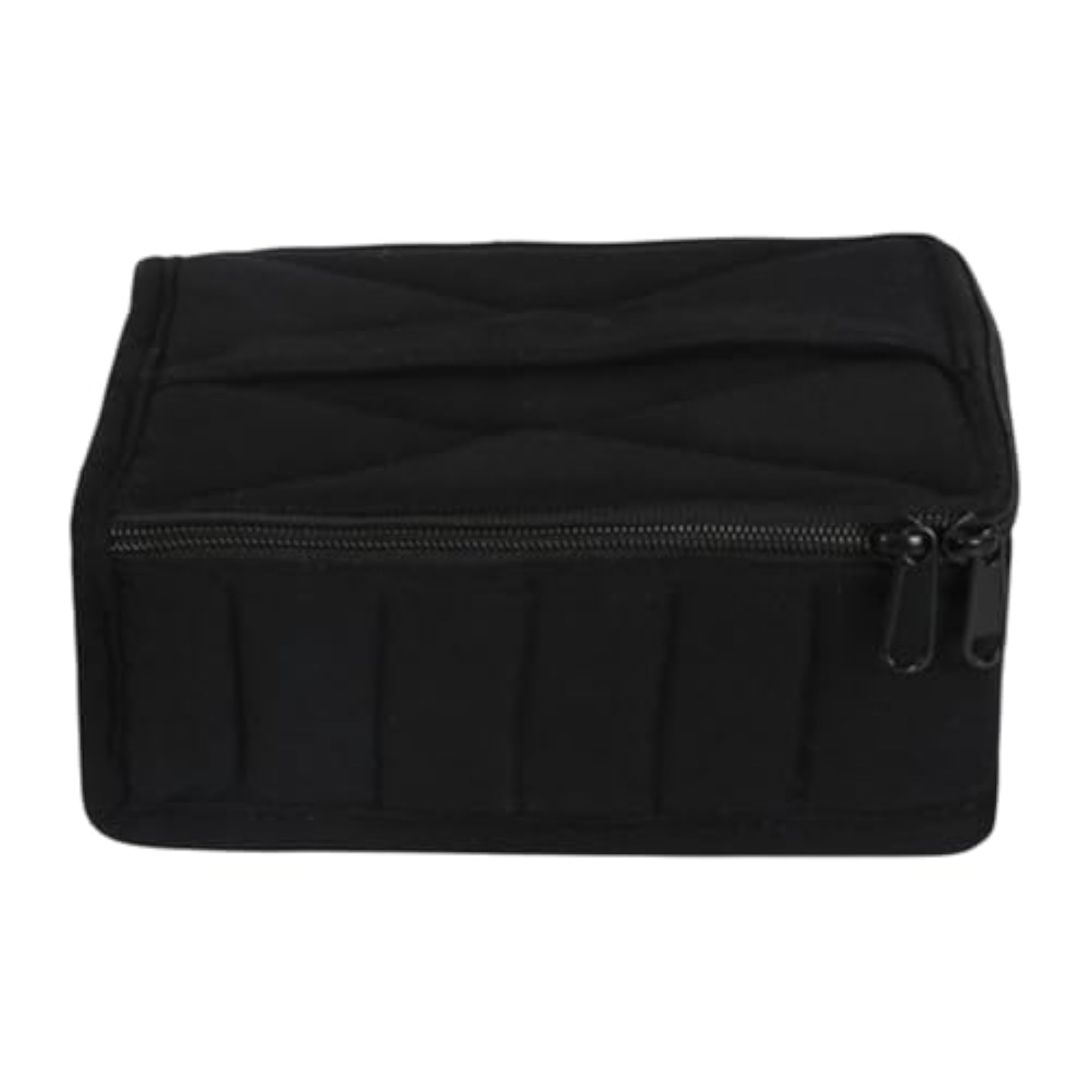 Essential Oil Case Dustproof Organizer Bag 30 Grids, Black