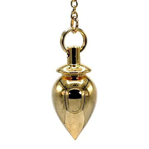 Pendolo a Goccia in Ottone Dorato
