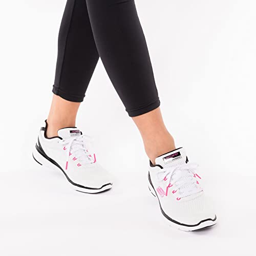 Image of Skechers Women Flex Appeal 3.0 Steady Move Lace Up Shoe