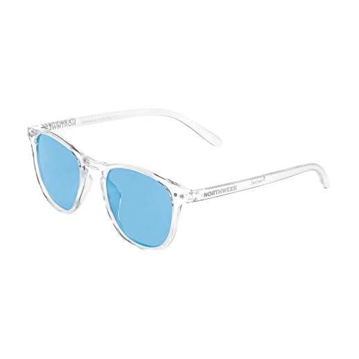 NORTHWEEK Wall Rogers Gafas, Blanco Transparente, Adulto Unisex Adulto